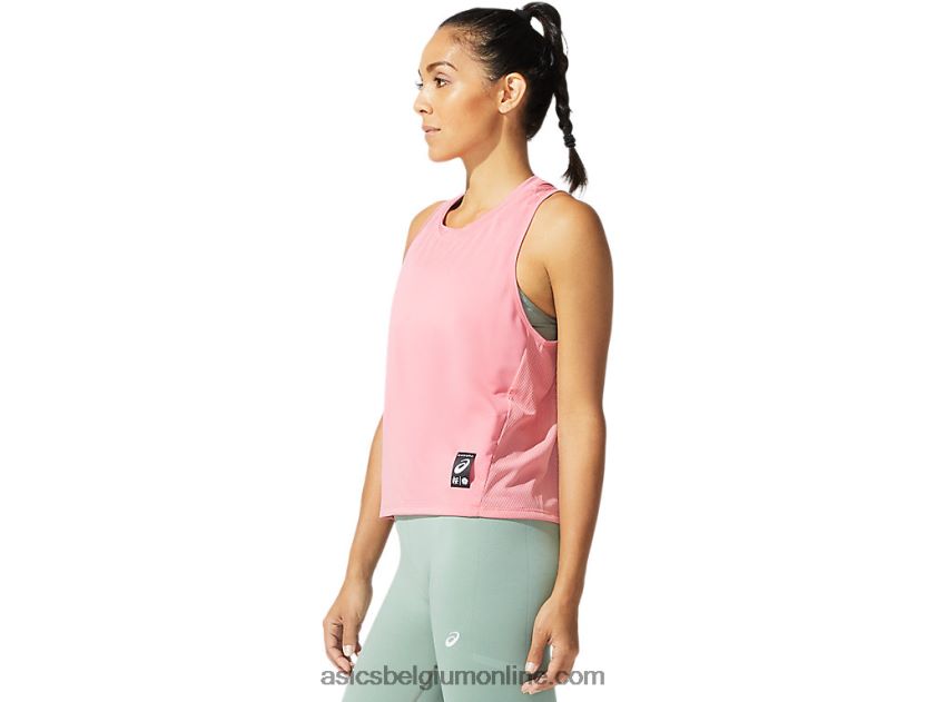 Sakura-tanktop voor dames V6HXR23970 perzik bloemblad Asics