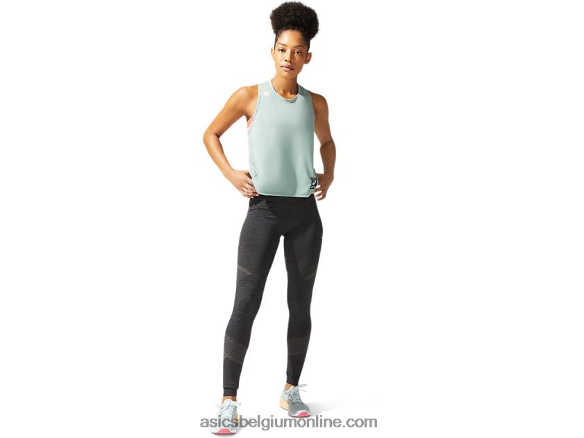 Sakura-tanktop voor dames V6HXR23971 leigrijs Asics