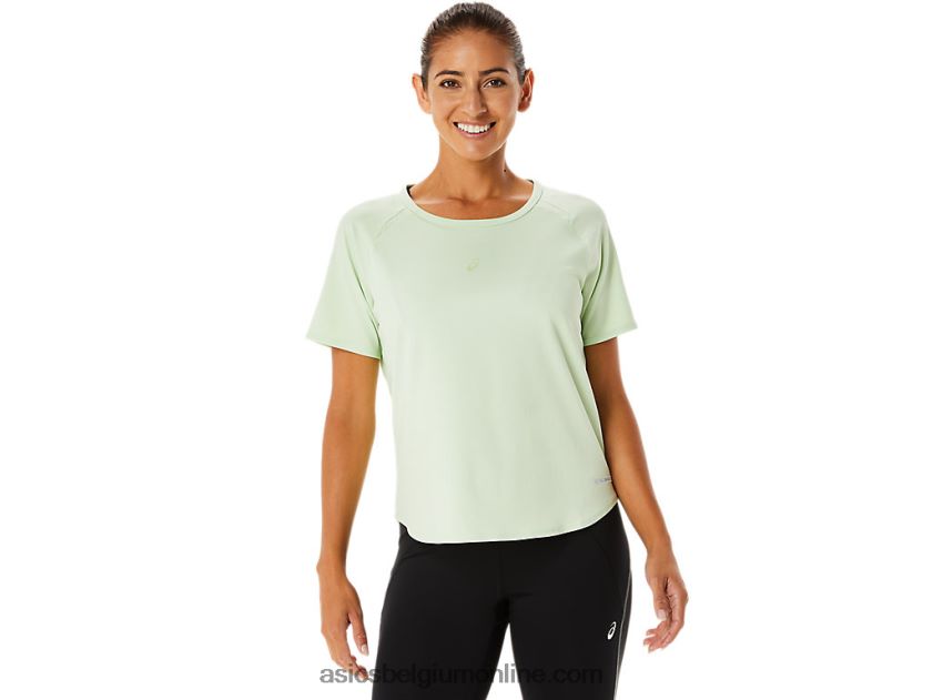 actibreeze damestop met korte mouwen V6HXR22326 fluister groen Asics
