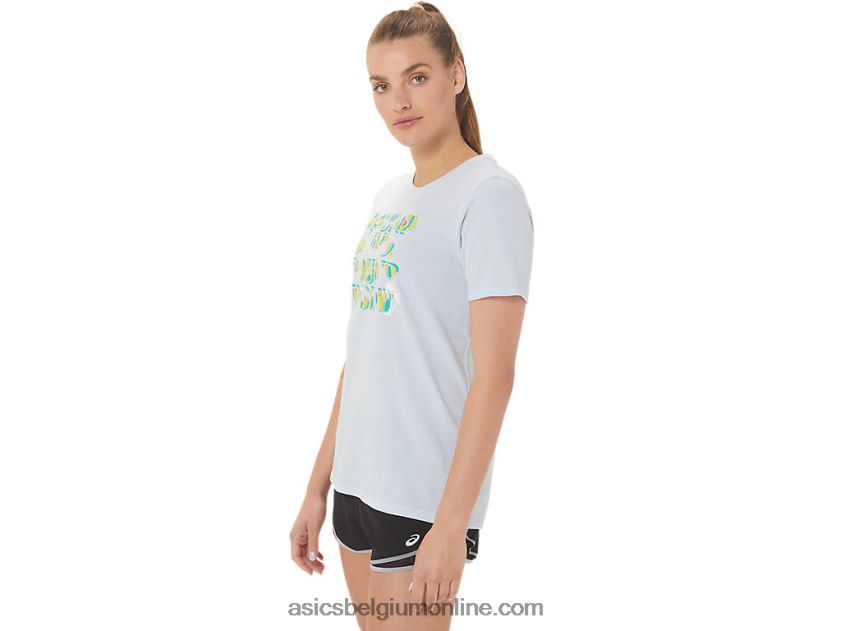 dames hibiscus slogan crew V6HXR23063 zachte lucht Asics