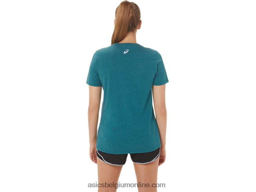 dames hibiscus spiral a crew V6HXR22769 fluwelen dennenheide Asics