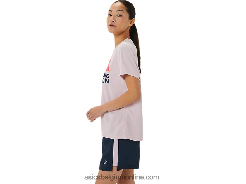 dames lam ready-set ii korte mouw V6HXR23268 nauwelijks gestegen Asics