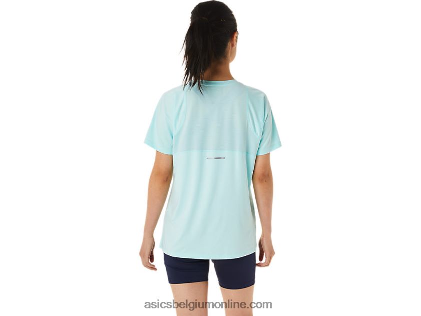dames pr lyte run met korte mouwen V6HXR23391 Helder blauw Asics