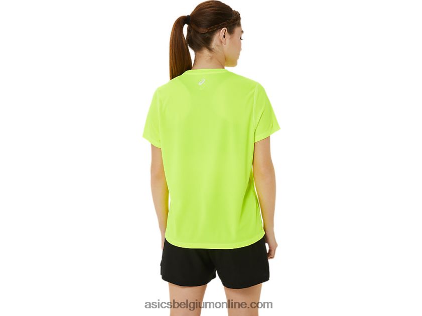 dames ready-set ii korte mouw wc V6HXR23220 veiligheid geel Asics