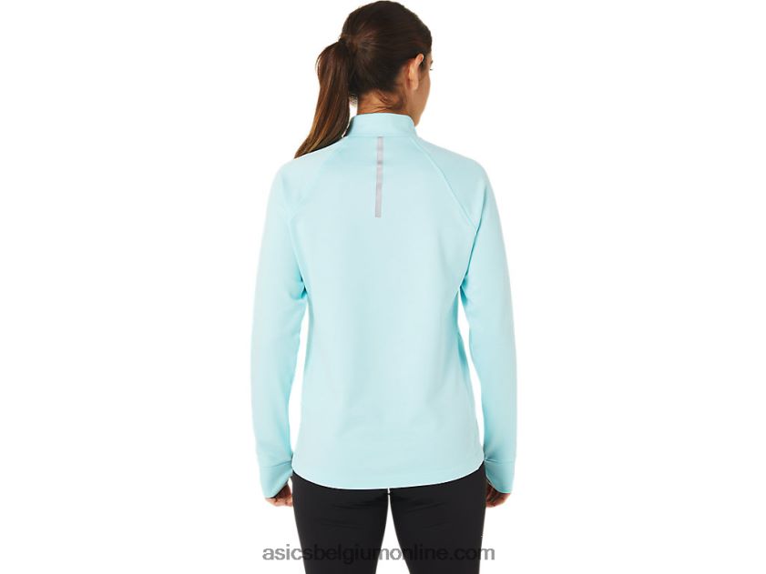 dames thermopolis 1/4 ritssluiting V6HXR23039 helder blauwe heide Asics