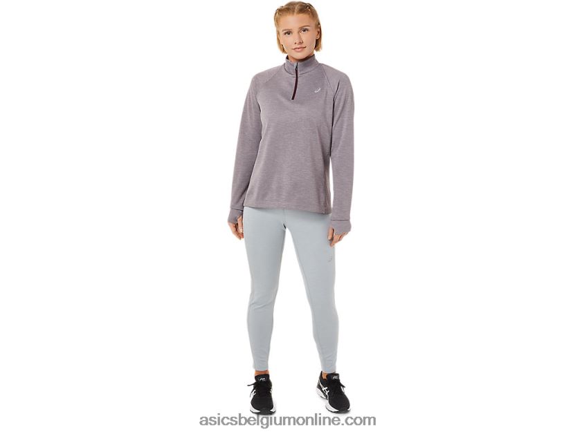 dames thermopolis 1/4 ritssluiting V6HXR23647 diepe marsheide Asics