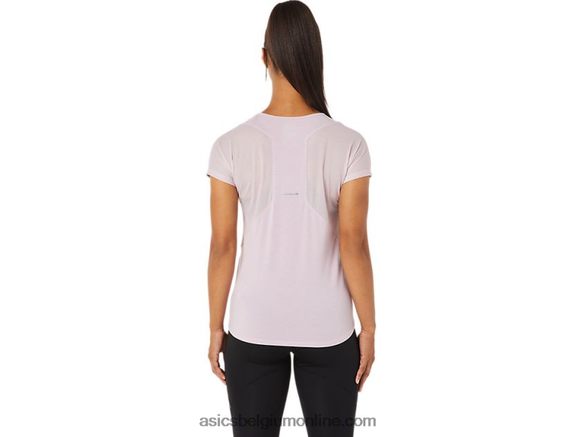 dames top met v-hals en korte mouwen V6HXR23342 nauwelijks gestegen Asics