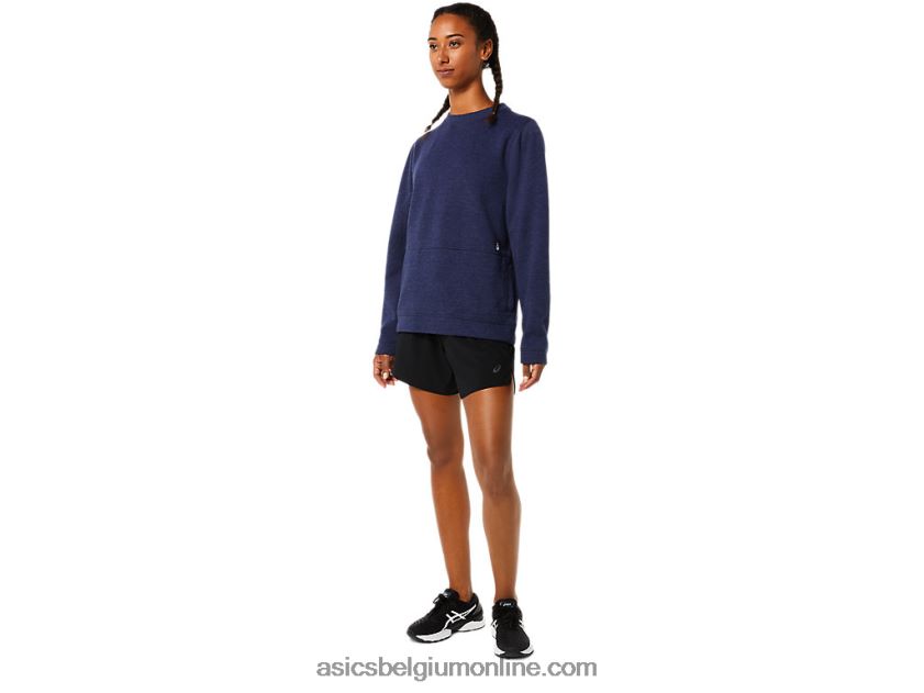 damestop met ronde hals V6HXR23724 peacoat heide Asics