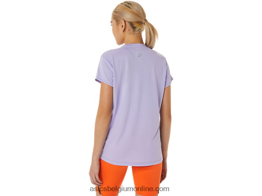 fujitrail-top met korte mouwen voor dames V6HXR23074 damp Asics
