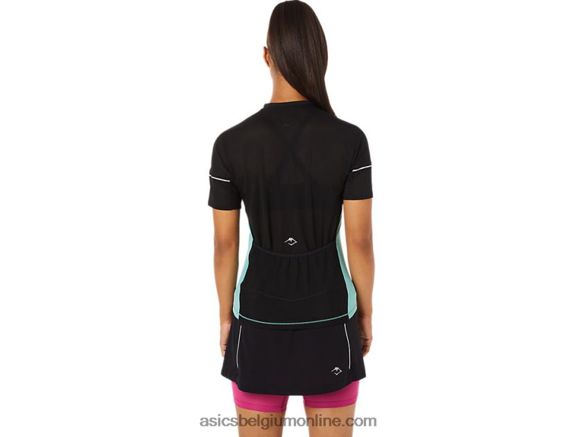 fujitrailtop voor dames V6HXR23401 salie/performance zwart Asics
