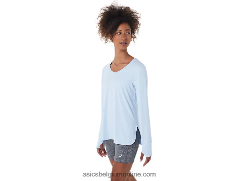 heide top met lange mouwen voor dames V6HXR22723 zachte luchtheide Asics