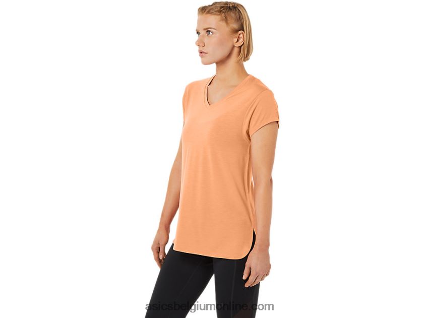 heide topje met v-hals voor dames V6HXR22260 zomerse duinheide Asics