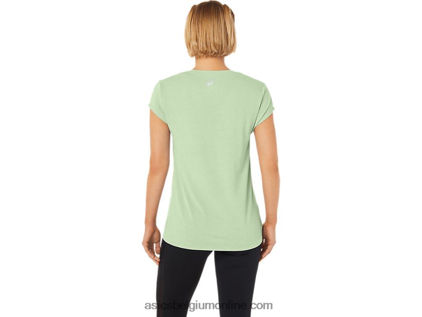 heide topje met v-hals voor dames V6HXR22292 fluister groene heide Asics