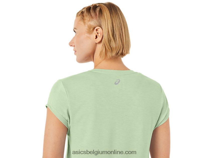 heide topje met v-hals voor dames V6HXR22292 fluister groene heide Asics