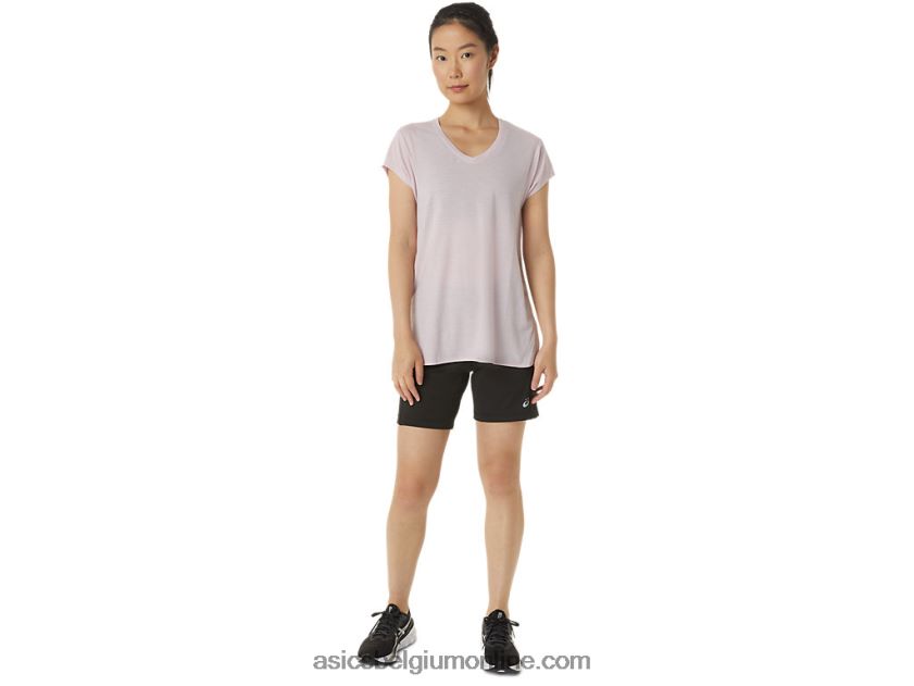 heide topje met v-hals voor dames V6HXR22746 nauwelijks roze heide Asics