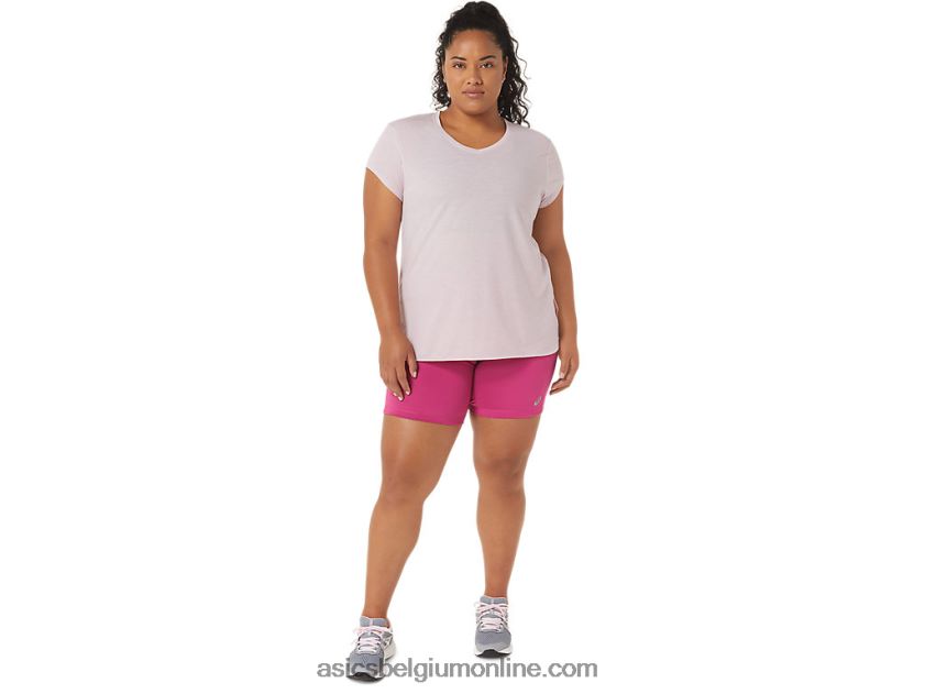 heide topje met v-hals voor dames V6HXR22746 nauwelijks roze heide Asics