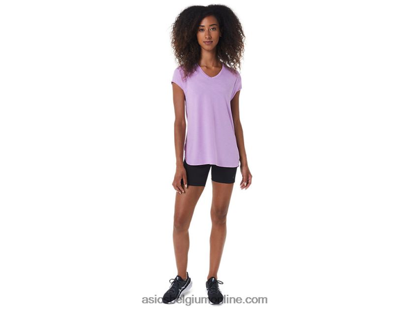 heide topje met v-hals voor dames V6HXR23046 lavendel gloed heide Asics