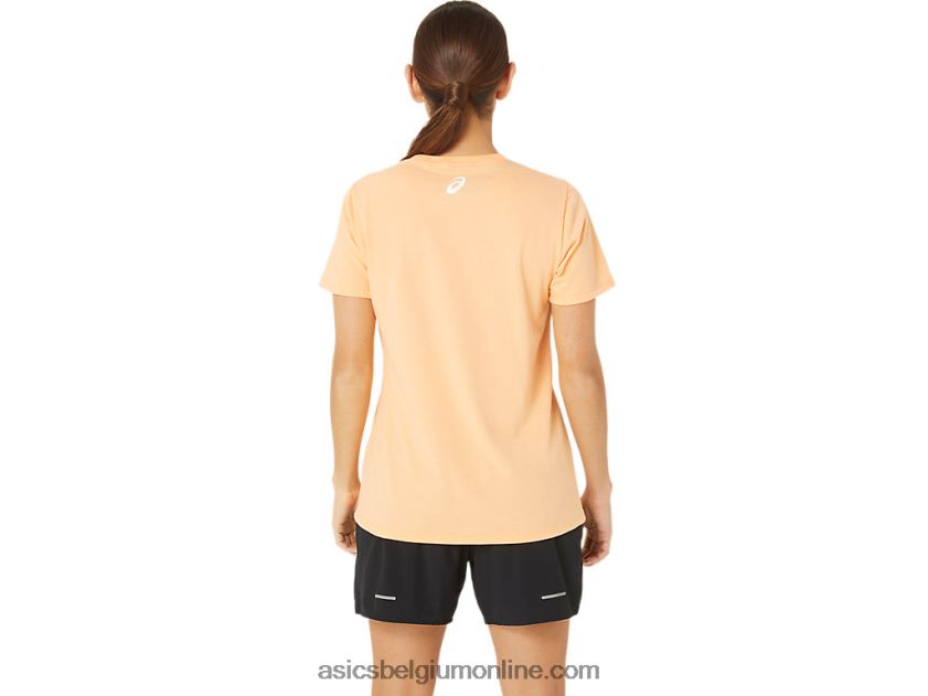 het nieuwe sterke run-T-shirt voor dames V6HXR22232 zomer duin Asics