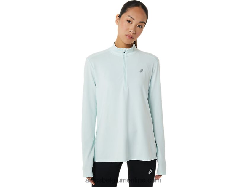 kant-en-klare halve ritssluiting voor dames V6HXR22912 rustgevende zee Asics