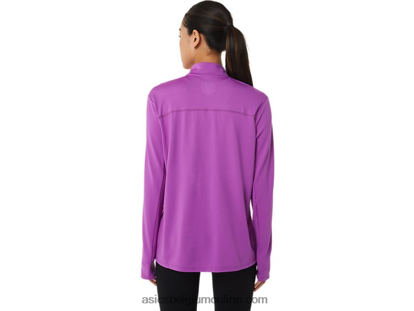 kant-en-klare halve ritssluiting voor dames V6HXR22933 orchidee/frans blauw Asics