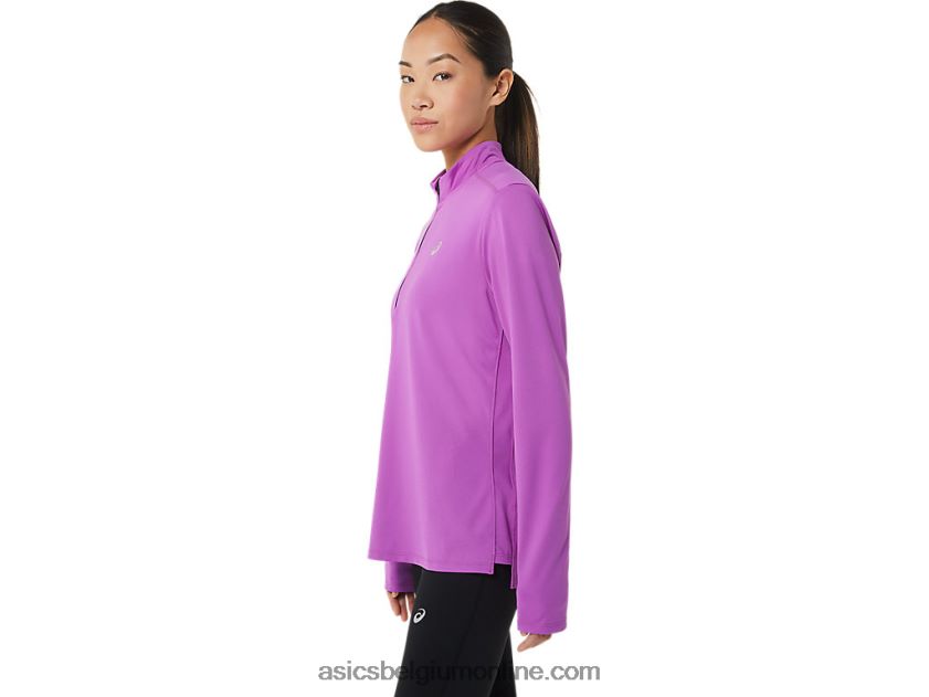 kant-en-klare halve ritssluiting voor dames V6HXR22933 orchidee/frans blauw Asics