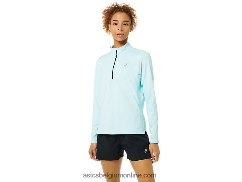kant-en-klare halve ritssluiting voor dames V6HXR23344 Helder blauw Asics