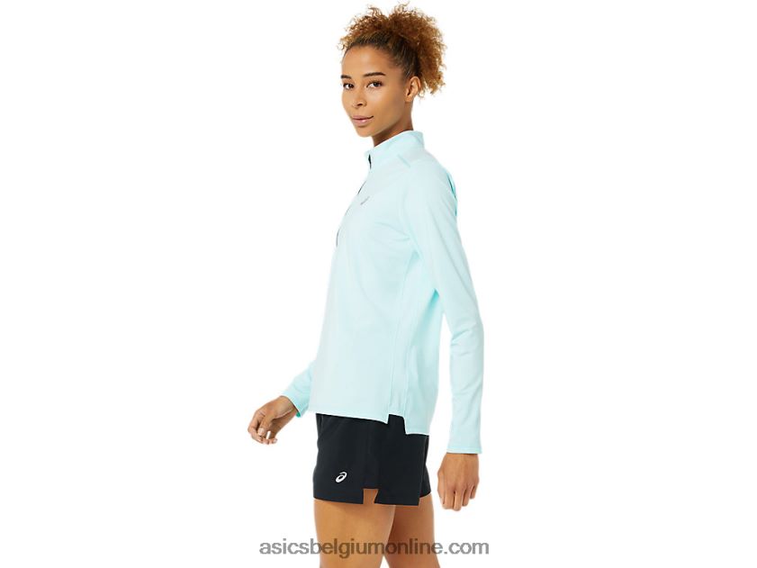 kant-en-klare halve ritssluiting voor dames V6HXR23344 Helder blauw Asics