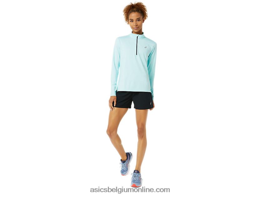 kant-en-klare halve ritssluiting voor dames V6HXR23344 Helder blauw Asics