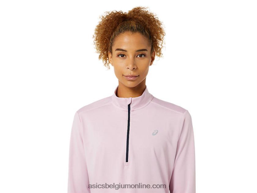 kant-en-klare halve ritssluiting voor dames V6HXR23496 nauwelijks rose/frans blauw Asics