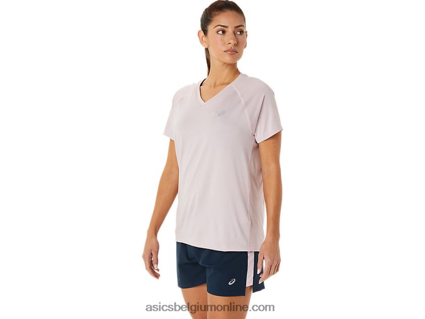 kant-en-klare lyte v-hals voor dames V6HXR23264 nauwelijks roze heide Asics