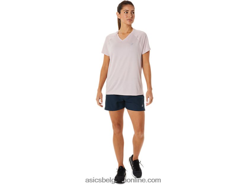 kant-en-klare lyte v-hals voor dames V6HXR23264 nauwelijks roze heide Asics