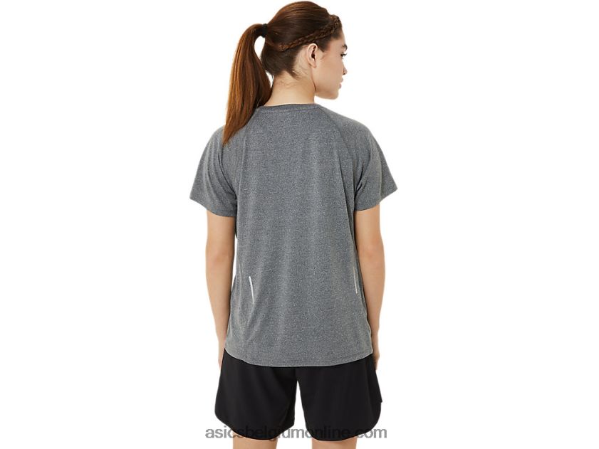 kant-en-klare lyte v-hals voor dames V6HXR23377 donkergrijze heide Asics