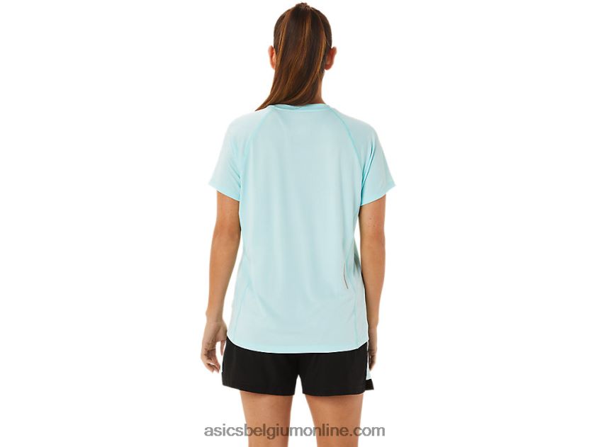 kant-en-klare lyte v-hals voor dames V6HXR23467 helder blauwe heide Asics
