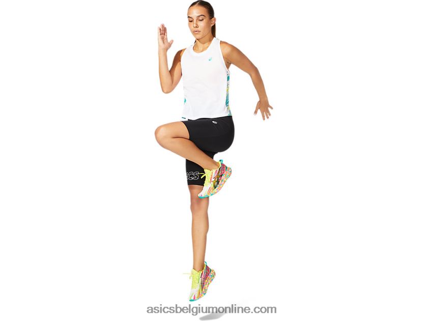 kleurinjectietank voor dames V6HXR23967 schitterend wit/baltisch juweel Asics