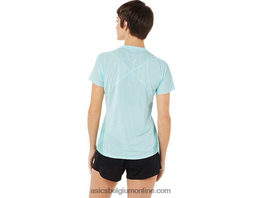 lichte damestop met korte mouwen V6HXR23263 Helder blauw Asics