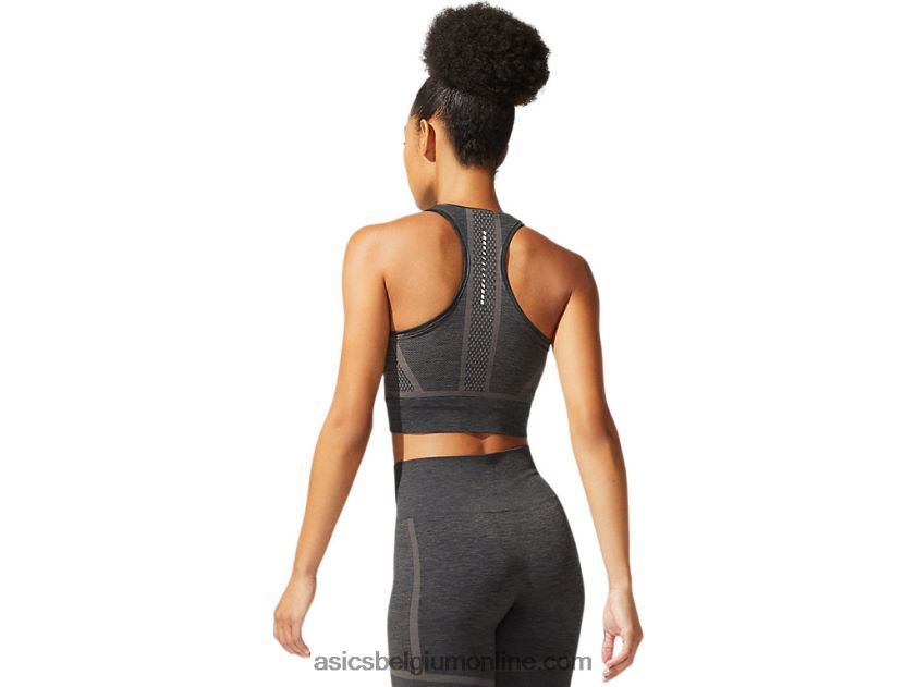naadloze top voor dames V6HXR23837 prestatie zwart Asics