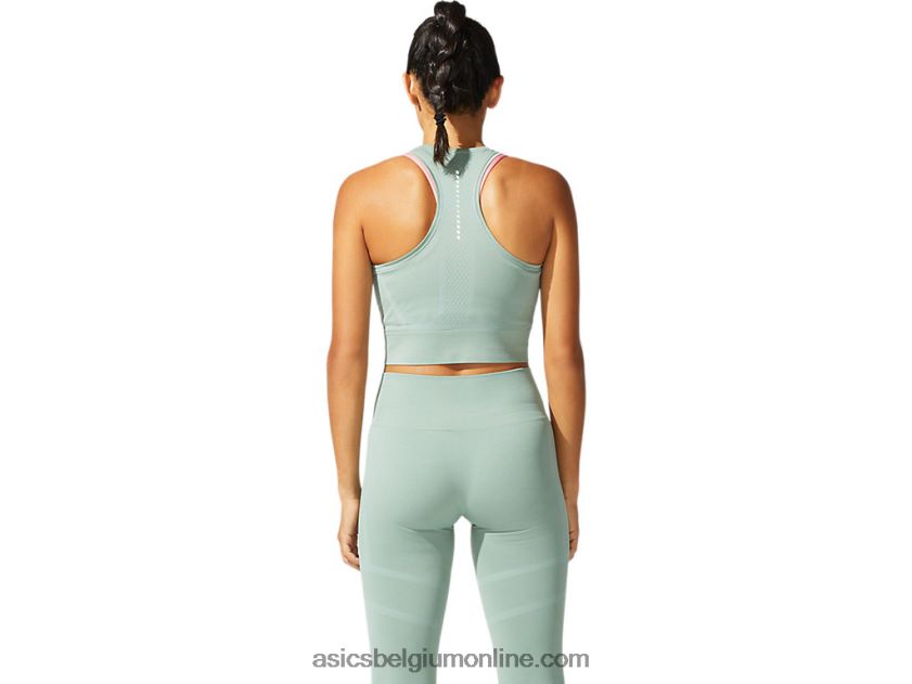 naadloze top voor dames V6HXR23974 leigrijs Asics