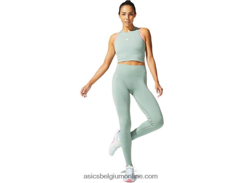 naadloze top voor dames V6HXR23974 leigrijs Asics
