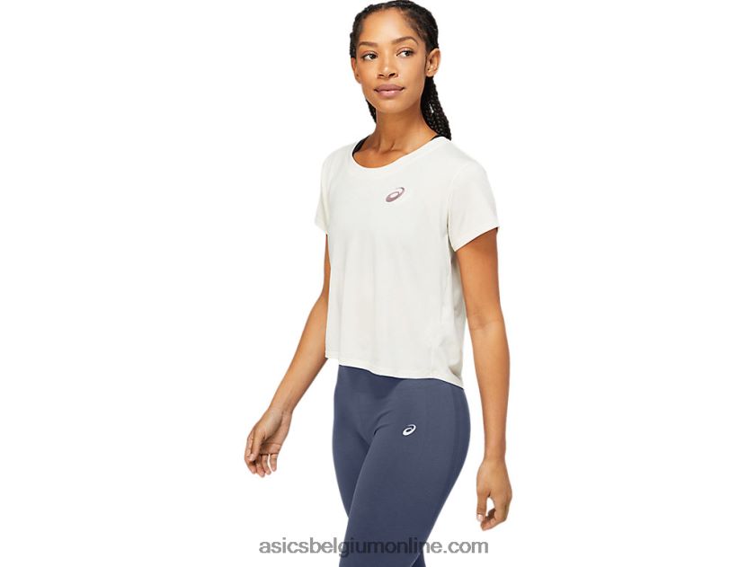 nagare top met korte mouwen voor dames V6HXR23701 berk Asics