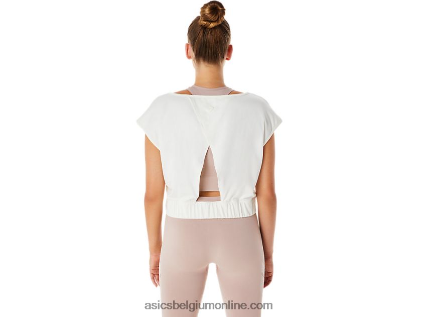nagino flex-top met korte mouwen voor dames V6HXR22143 room Asics