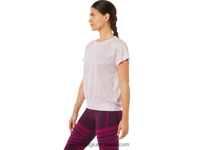 open rugtop met korte mouwen voor dames V6HXR23383 nauwelijks gestegen Asics