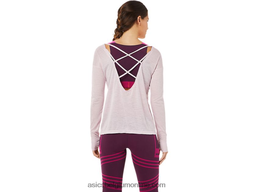 open rugtop met lange mouwen voor dames V6HXR23382 nauwelijks gestegen Asics