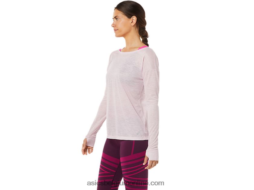 open rugtop met lange mouwen voor dames V6HXR23382 nauwelijks gestegen Asics