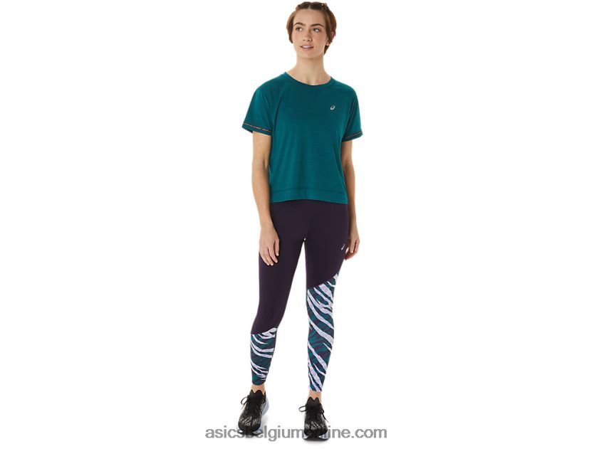 racetop voor dames V6HXR23091 fluweel grenen Asics