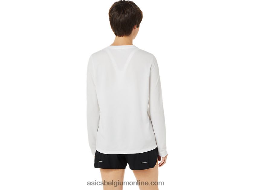 ready-set ii-afbeelding met lange mouwen voor dames V6HXR23609 briljant wit Asics