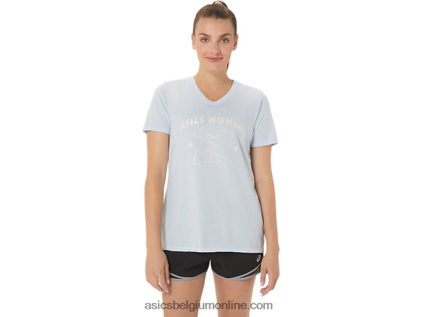 run club v-hals voor dames V6HXR23066 zachte lucht Asics