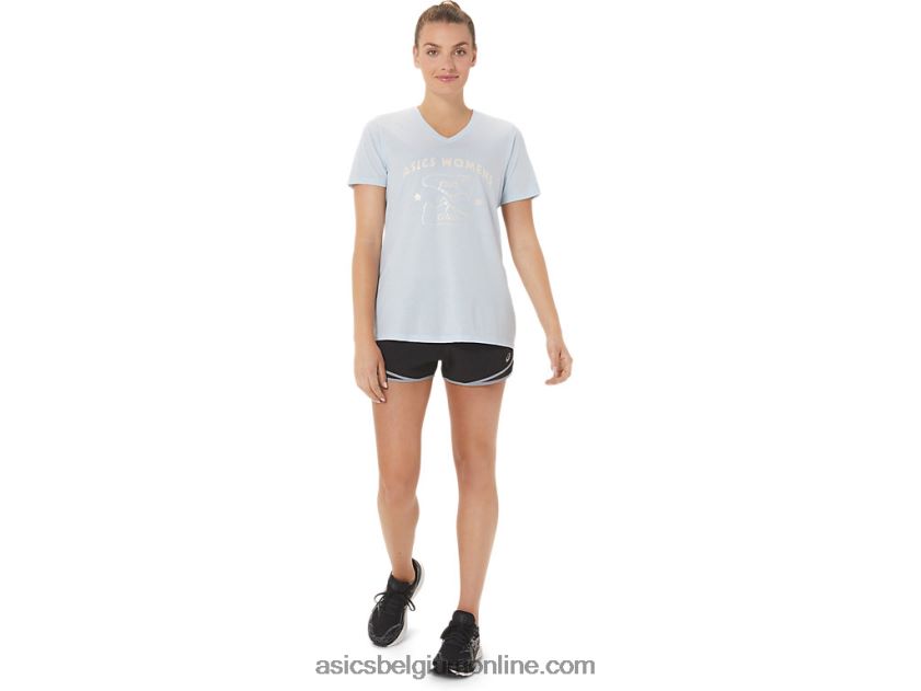 run club v-hals voor dames V6HXR23066 zachte lucht Asics