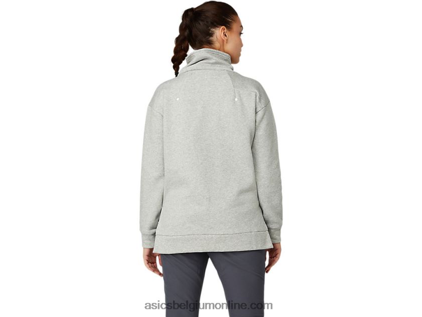 thermische technische top voor dames V6HXR23639 piemontese grijze heide Asics