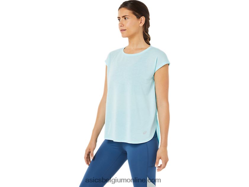 topje met korte mouwen voor dames V6HXR23369 Helder blauw Asics
