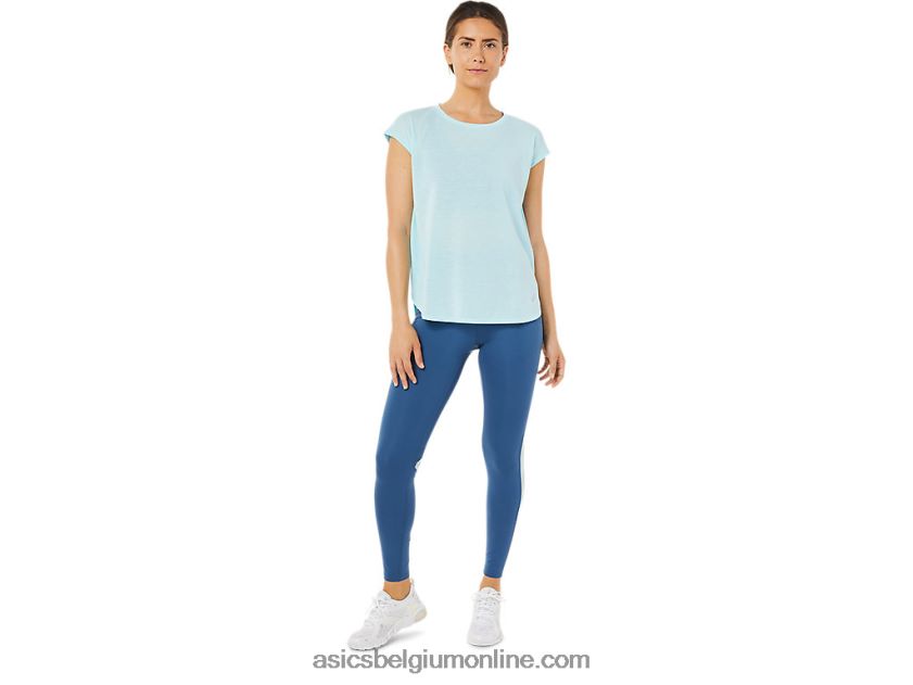 topje met korte mouwen voor dames V6HXR23369 Helder blauw Asics